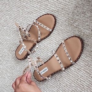 Steve Madden Travel Sandals, Tan, Brown, Size 9